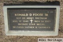 Ronald D Foose, Sr