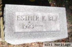 Esther K Bly