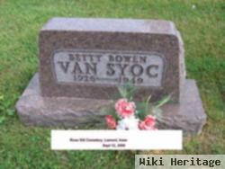 Betty Lou Bowen Van Syoc