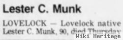 Lester C Munk