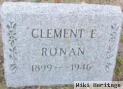 Clement E Ronan