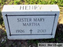 Sr Mary Martha Henry