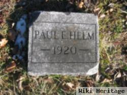 Paul E Helm