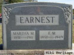 Martha M. White Earnest