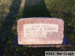 George Earl Andrew "buddy" Rowden