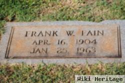 Frank W Fain