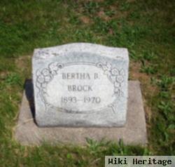 Bertha B Brock