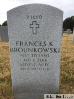 Frances K Brounkowski