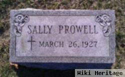 Infant Sally Prowell