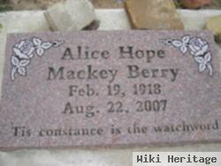 Alice Hope Mackey Berry