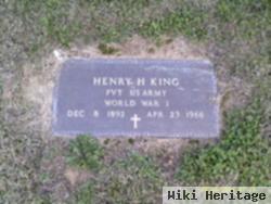 Pvt Henry H King