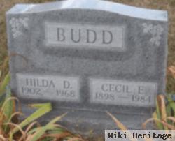 Hilda D Budd