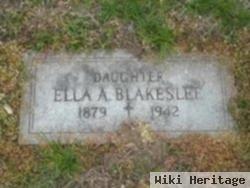 Ella A Blakeslee