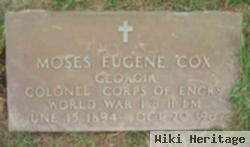 Moses Eugene Cox, Sr