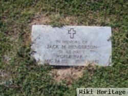 Jack M Henderson