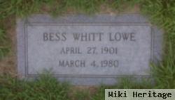 Bess Whitt Lowe