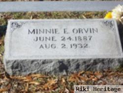 Minnie E Orvin