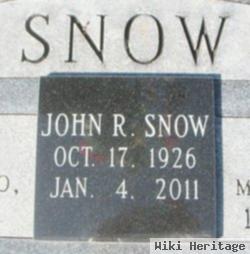 John R Snow