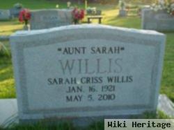 Sarah Criss Willis