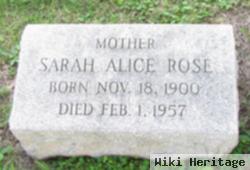 Sarah Alice Rose