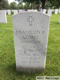 Franklin F Combs