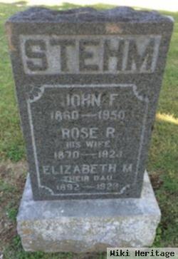 Elizabeth Mary Stehm