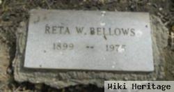 Reta W Bellows