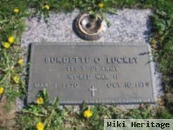 Burdette O Luckey