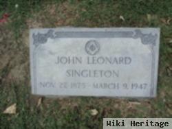 John Leonard Singleton, Sr