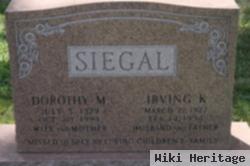 Irving K Siegal