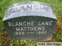 Blanche Lane Matthews