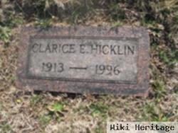 Clarice E Hicklin