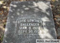 Effie Lowther Ballenger