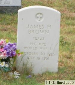Pfc James H. Brown