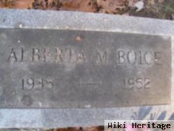 Alberta M. Boice