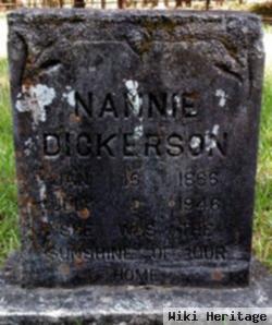 Nancy Ann "nannie" Oglesby Dickerson