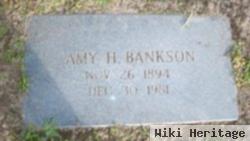 Amy H Bankson