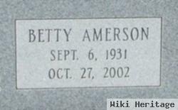 Betty Amerson Gainey