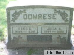 Fred G Domrese