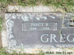 Percy B Gregory