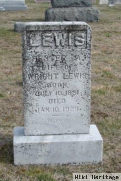 Hester A Lewis