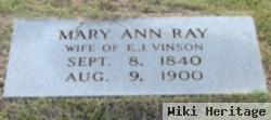 Mary Ann Ray Vinson