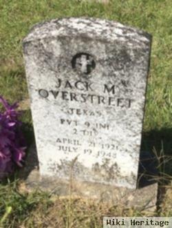 Jack M Overstreet