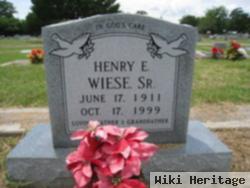 Henry Ernest Wiese, Sr