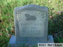 Becky Ann Sisson