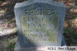 Elsie R Evans