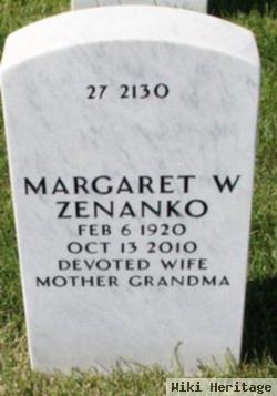 Margaret Winifred Archibald Zenanko