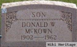 Donald W Mcknown