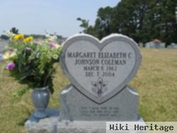 Margaret Elizabeth C Johnson Coleman