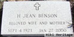 Helen Jean Bennett Benson